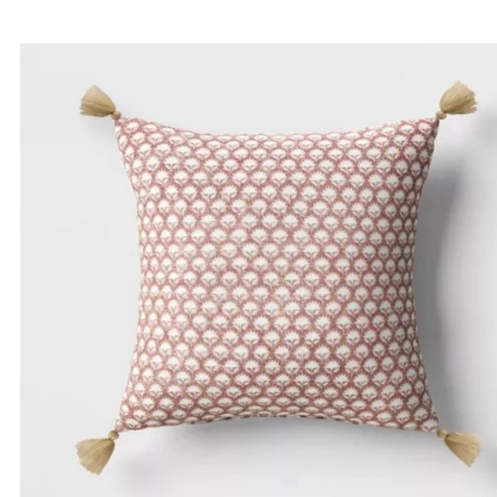 Target Pink and Cream Decorative Pillow